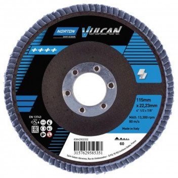 NORTON FLAP DISC P60 115X22MM
