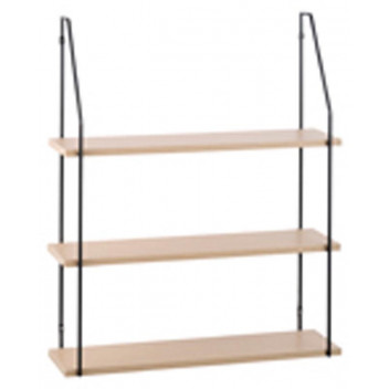 WALL SHELF 3 SHELVES 50X60,5X15CM