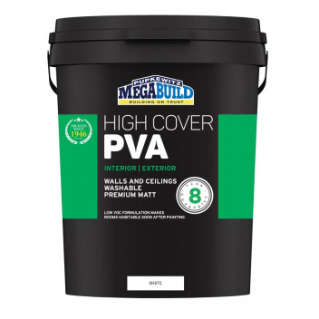 Megapaint High Cover PVA 20L Matt White