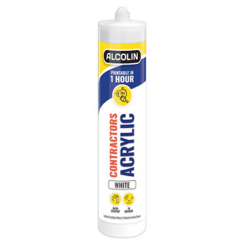 SEALANT ALCOLIN CONTRACTORS ACRYLIC 260ML
