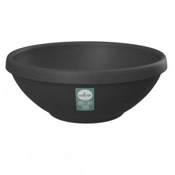 SEBOR CHARCOAL SOLAR DISH PLASTIC POT 35CM