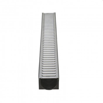 GALVANIZED STEEL GRATE DRAIN CHANNEL FOR GARAGE 1X1M