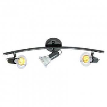 EUROLUX 3LIGHT GUN METAL MINI DISC BOW SPOT LIGHT