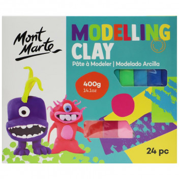 KIDS CRAFT MODELLING CLAY 24 PIECE