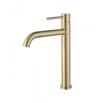 BIJIOU GOLD STYLET TALL BASIN MIXER