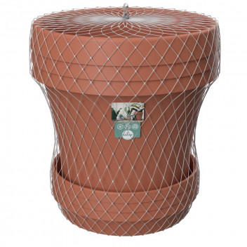 SEBO NAMIB DUNE PLASTIC POT AND SAUCER SET 25CM