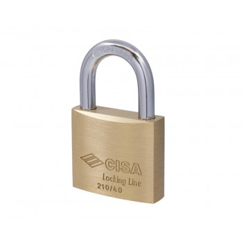 PADLOCK  BRASS 40MM C21010/40 CISA BLISTER