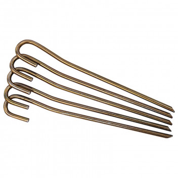 LKS\'S STRAIGHT TENT PEG 250X5MM 5PER PACK