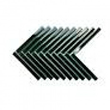 EMERALD GREEN HERRINGBONE MOSAIC 287X213MM