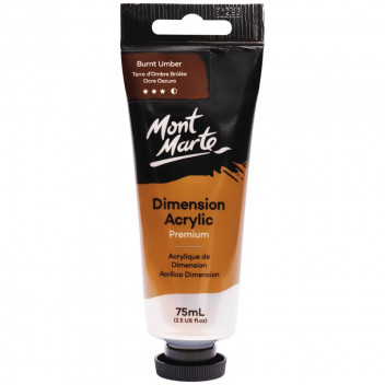 BURNT UMBER CRAFT ACRYLIC PAINT 75ML