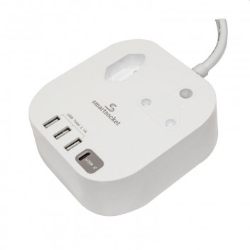 SMART SOCKET SSO + EURO + USB A + USB C + POWER DELIVERY TECHNOLOGY