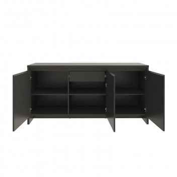 MADRID BLACK BUFFET CABINET 3XDOOR AND INN DRAWER