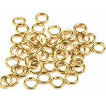 GOLD CRAFT FINDINGS JUMP RING 10MM