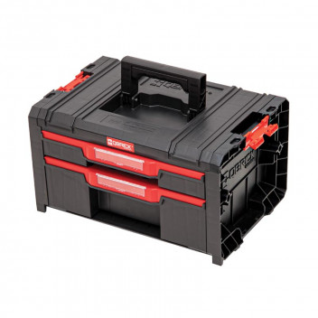 QBRICK PRO BASIC 2 DRAWER TOOLBOX STORAGE BOX