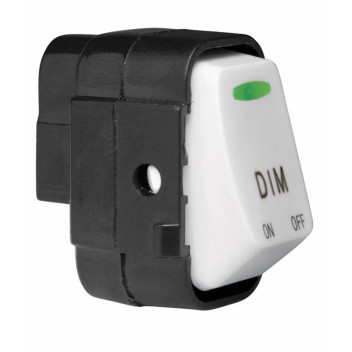 CBI WHITE MODULE DIMMER SWITCH 250V 500W