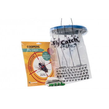 COOPERS REUSABLE COMPLETE FLY CATCH CHEMICAL PESTICIDE