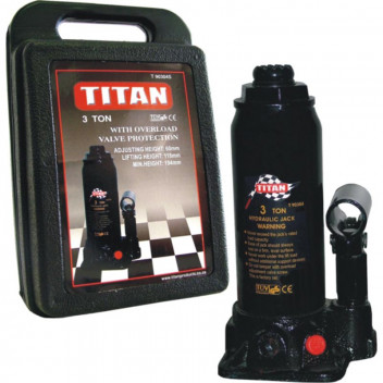 TITAN 3TON HYDRAULIC BOTTLE JACK