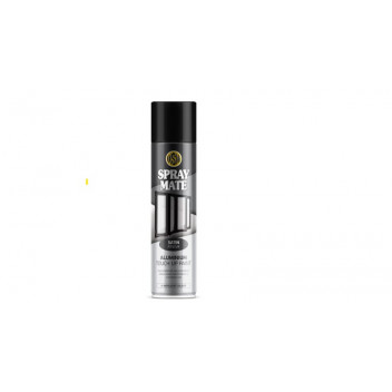 SPRAYMATE SATIN BLACK TOUCH UP ALUMINIUM SPRAY PAINT 250ML
