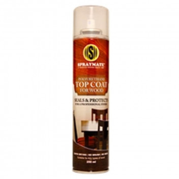 SPRAYMATE POLYURETHANE CLEAR SATIN SPRAY 250ML