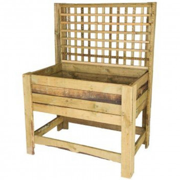 POLE YARD TAN-E PLANTER AND TRELLIS 0.6X0.9M