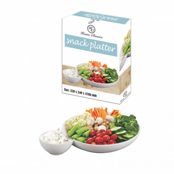 CLASSIX PLATTER SNACK 32X24X4.7CM