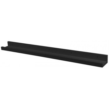 BLACK GALLERY SHELVES 100X10X4.5CM