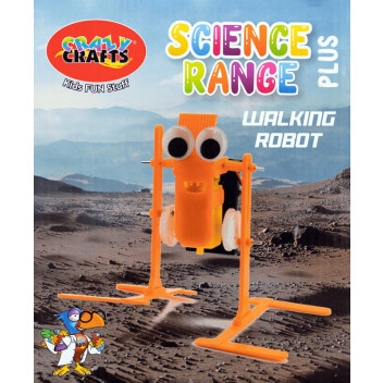 SCIENCE BUILD YOUR OWN WALKING ROBOT CRAFT KIT-ALL COMPONENTS INCLUDED