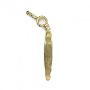BOLTFIX LEFT HANDED WINDOW HANDLE YELLOW ZINC PLATED ECONO HARD.
