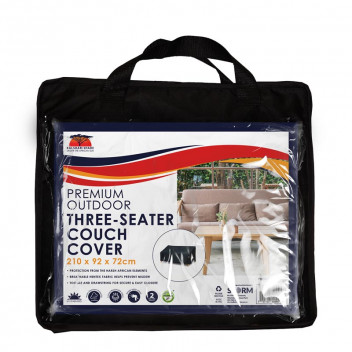 KALAHARI BLACK THREE SEAT CHAIR PATIO COVER