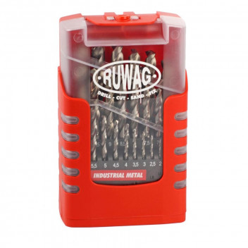 SET DRILL METAL INDUSTRIAL 1-13 25PC RUWAG