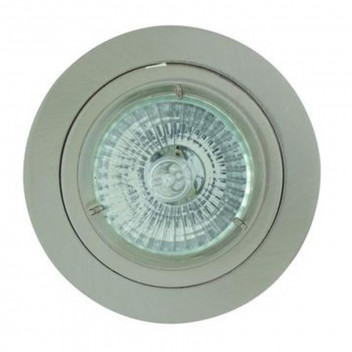 EUROLUX SATIN CHROME TILT DOWNLIGHT 80MM
