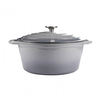 ROUND CASSEROLE (C/I)(6L)(GREY)