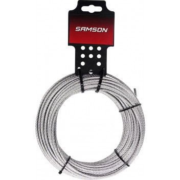 BOLTFIX UNCOATED WIRE ROPE CLEAR 3.0MM 25M SAMSON.