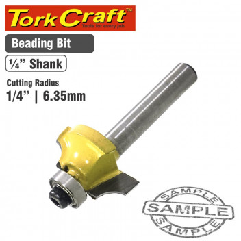 BIT ROUTER  BEADING 1/4INCH  CKP2802 TORK CRAFT