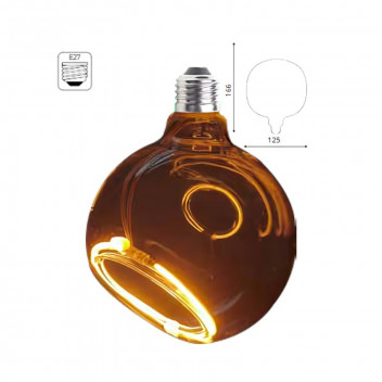 OLITE LED FILAMENT BULB E27 ANGEL DIMMABLE TRAN 3W