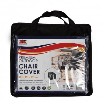 KALAHARI BLACK SINGLE SEAT CHAIR PATIO COVER