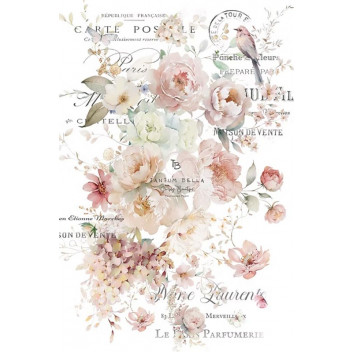 PARISIAN PETALS DECOUPAGE A3