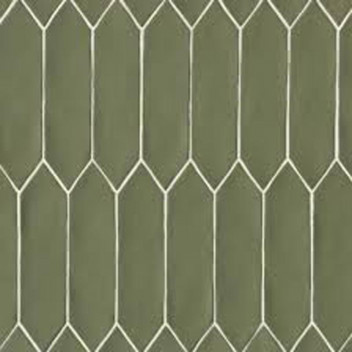 PICKET MATT GREEN MOSAIC 287X213MM