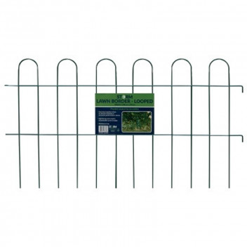 STORM GREEN LOOPED LAWN BORDER FENCE 0.54X1M