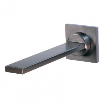 BLUTIDE GUNMETAL SQUARE BASIN SPOUT 200MM
