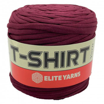 ELITE YARN T-SHIRT BURGENDY 700GR