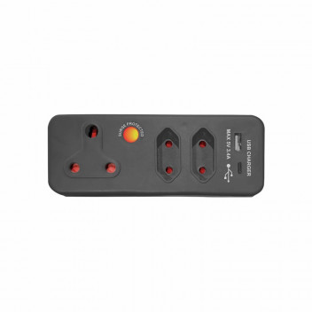 MULTIPLUG SURGE PROTECT CPA001S 1WAY 3.4AMP USB C&A CHARGEPRO