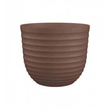 ARTEVASI HAVANA WAVES LINEN PLASTIC POT 40CM