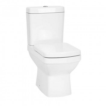 MARINA WHITE SEAT AND FLUSH TOILET SUITE