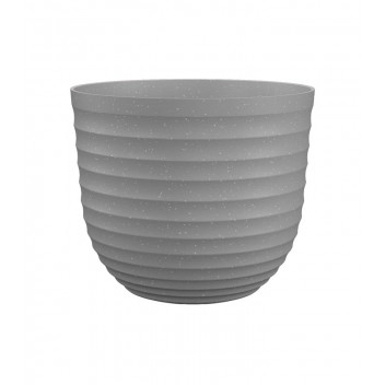 POT PLASTIC HAVANA WAVES LIMESTONE 40CM ARTEVASI