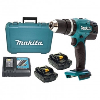 MAKITA DRILL KIT CORDLESS, CHARGER AND 2 BATTERIES 18V LI-ION