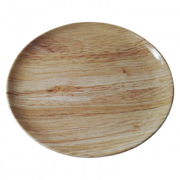 NATURE NEUTRAL MELAMINE SIDE PLATE 200MM