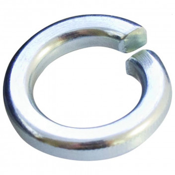 GALVANIZED SPRING WASHER 6MM 25PIECE