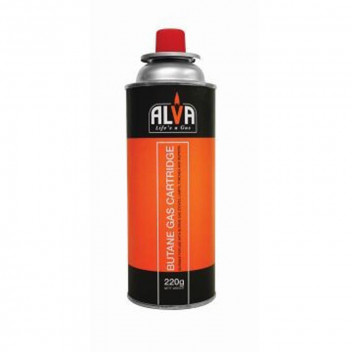 ALVA BUTANE CANISTER ORANGE 220G