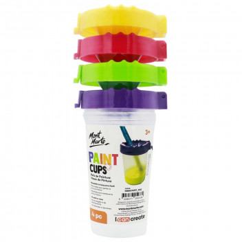 CRAFT KIDS PAINT CUPS 4 PIECE